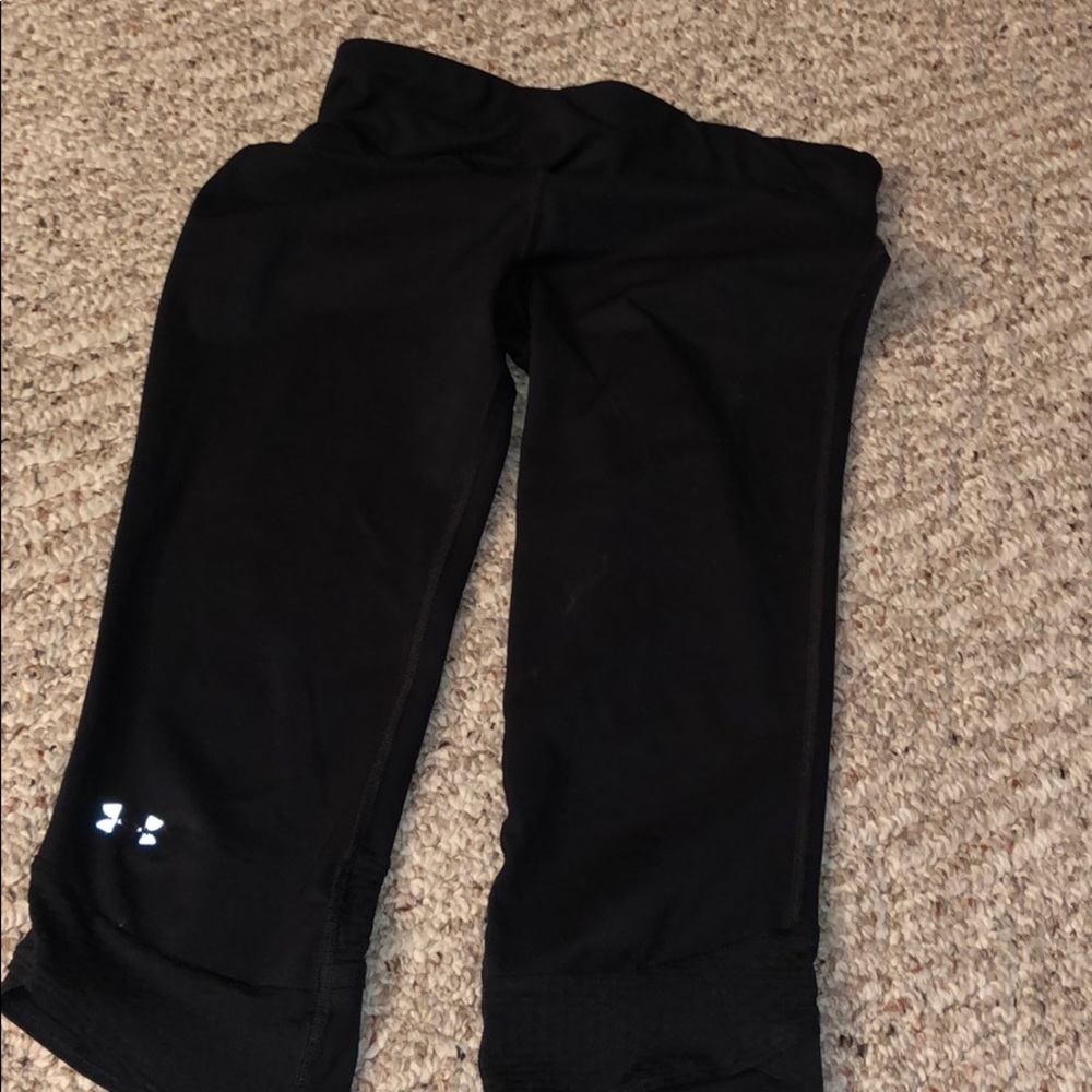 Black Knee length leggings